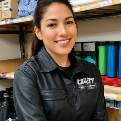 Sarah Martinez, leather cleaning specialist and quality control expert